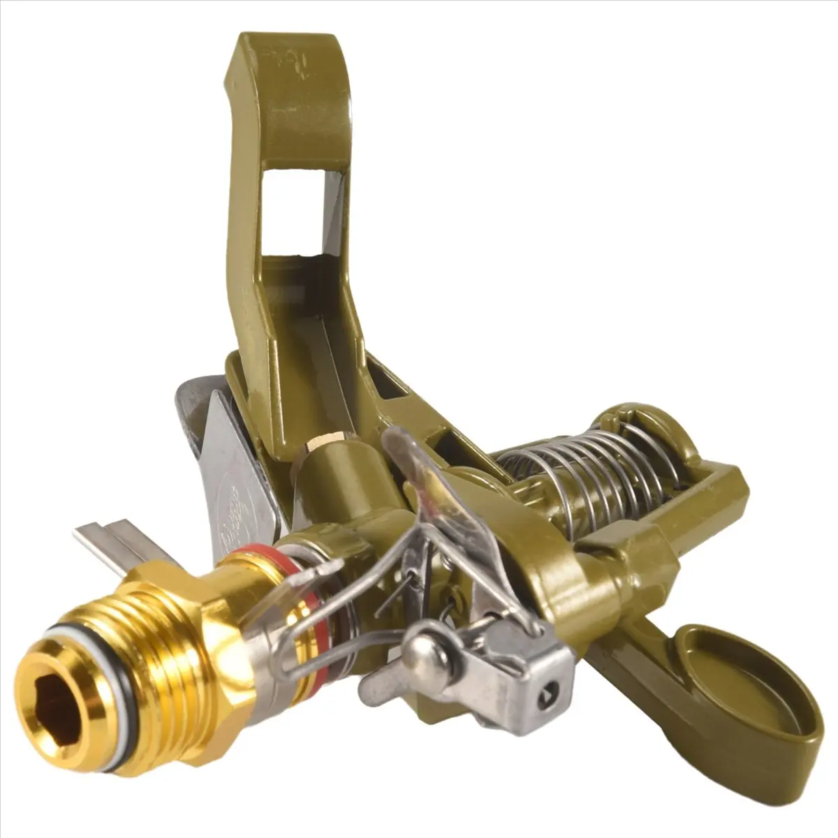 BHBL 4Pcs 1/2 Inch Heavy Duty Impact Sprinkler Head Perfect for Watering Large Gardens Hose End Sprinklers Watering Tools