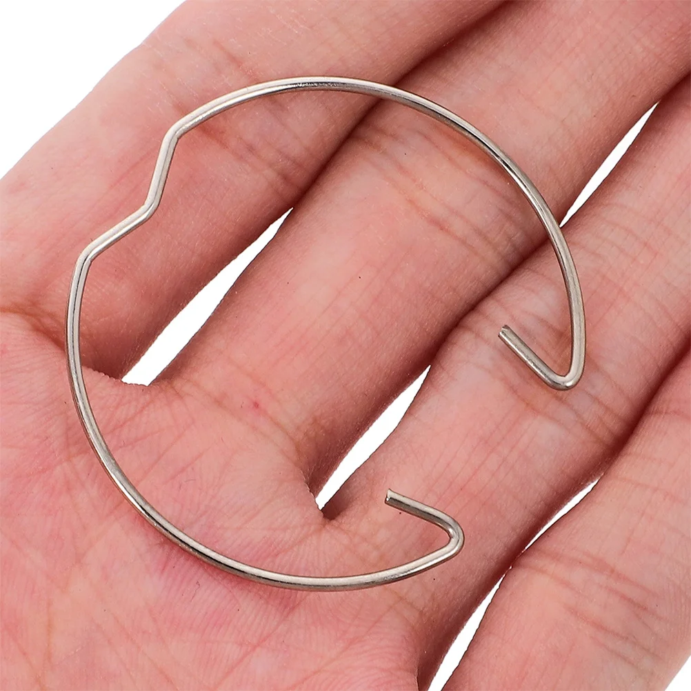 10 قطعة مقاطع الربيع الإضاءة راحة المعادن الاحتفاظ المشابك التصميم الجمالي مستقرة ضوء لمبة الاحتفاظ الربيع المشابك #1