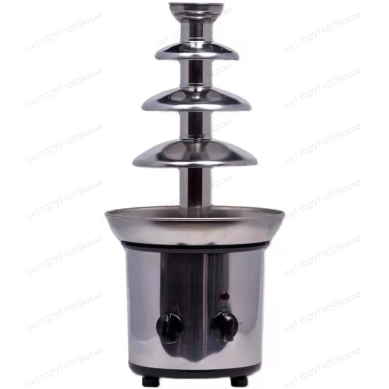 

Four-layer chocolate fountain machine baking hotel small chocolate waterfall melt shower machine