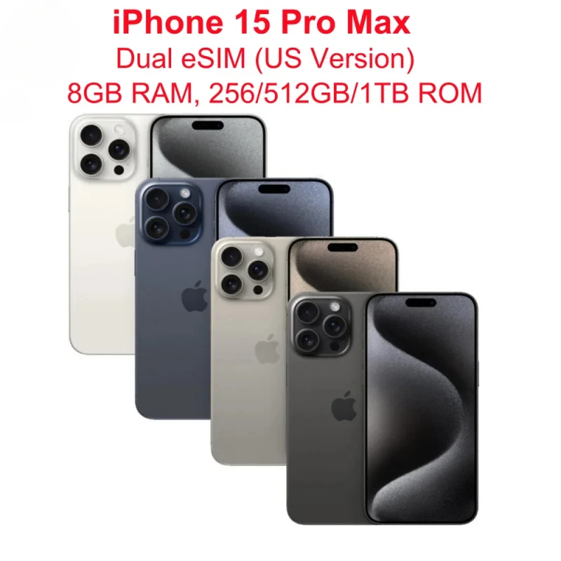 iPhone 15 Pro Max Dual eSIM 6.7