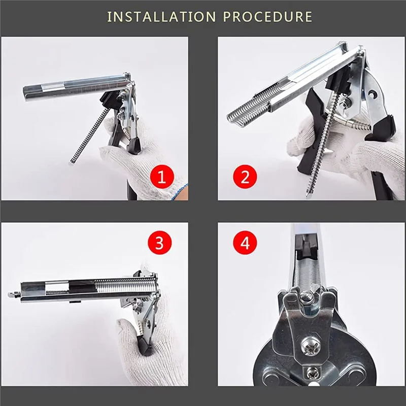 مجموعة كماشة حلقة أظافر من النوع M مع 2400 قطعة مقاطع M لتثبيت السياج وتركيب المفروشات وأقفاص الحيوانات-BAAQ