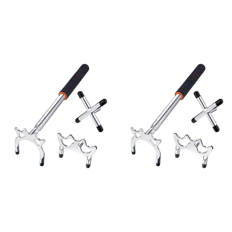 

P5-Выдвижной бильярдный кий с 6 шт. Съемная латунная головка моста Бильярдный стол Аксессуары для бильярдного кия, серебро