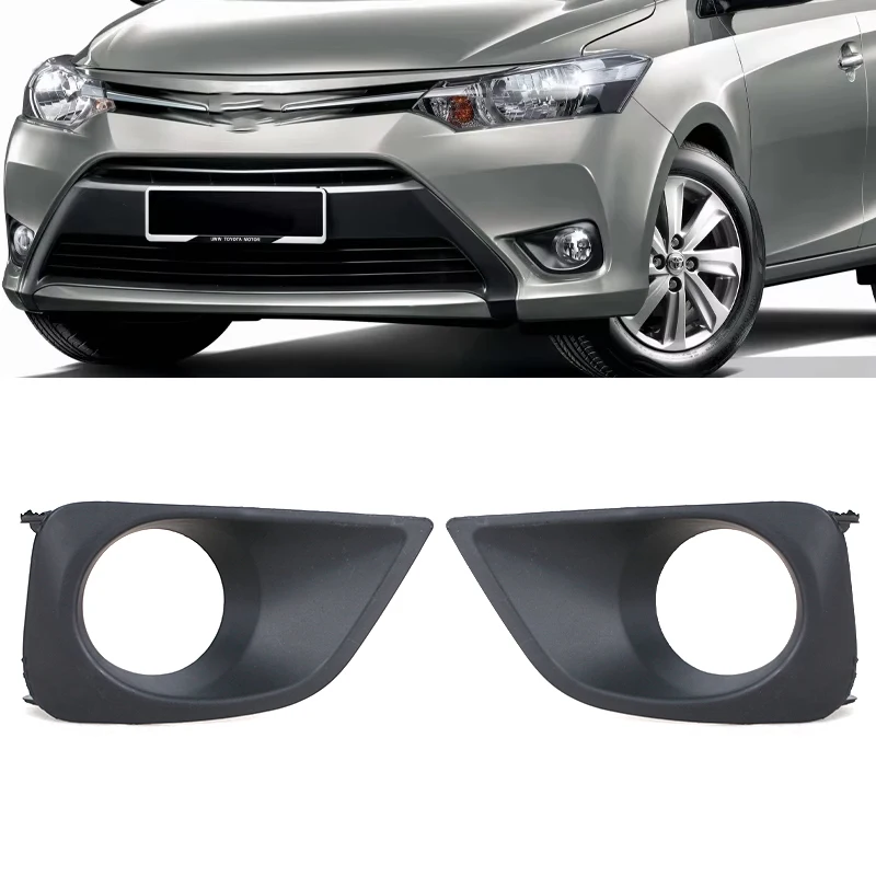

Fog Light Cover For Toyota Vios/Yaris Sedan 2013 2014 2015 2016 2017 Foglight lamp Grille Grill Bezel Shafe Car Accessories