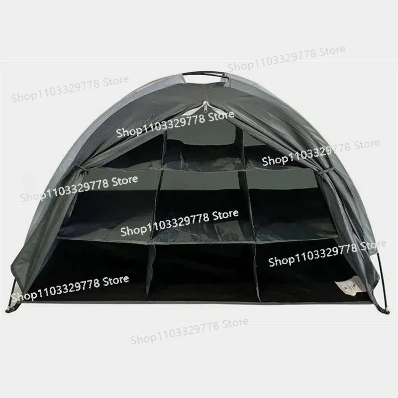 Outdoor Dining Storage Cabinet, Outdoor Camping Shoe Cabinet, Shoe Rack, Tent Foldable 9-compartment Storage