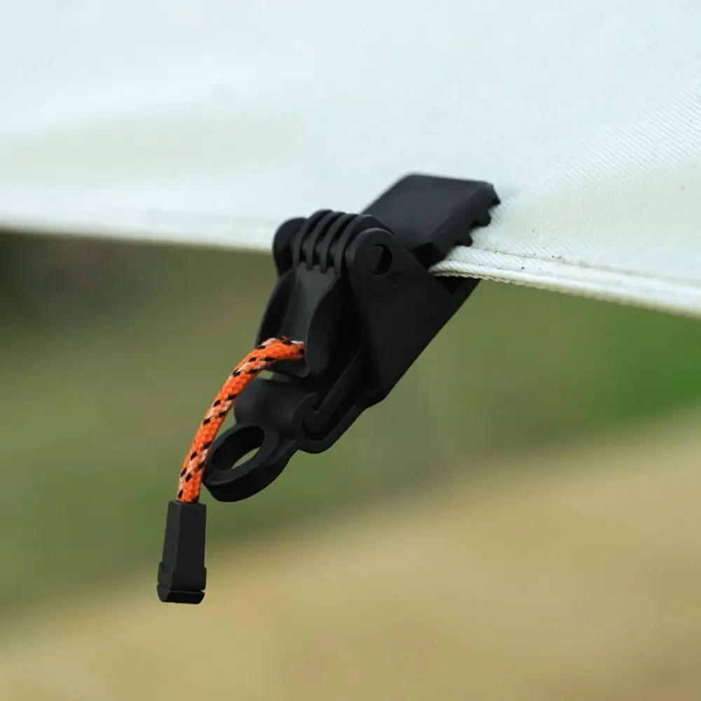 Tent Clip Awning Clamp Outdoor Tool Fixed Plastic Clip Tent Alligator Clip Alligator Tent Clip Crocodilian Tabernacle Clamp