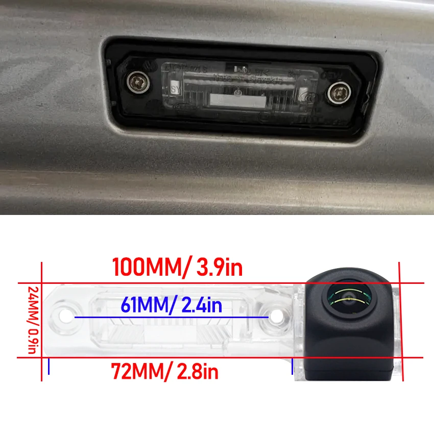 Rear View camera For Seat Exeo ST Estate Sedan Leon MK2 MK3 AHD HD CCD Night Vision Parking backup Camera License Plate Camera