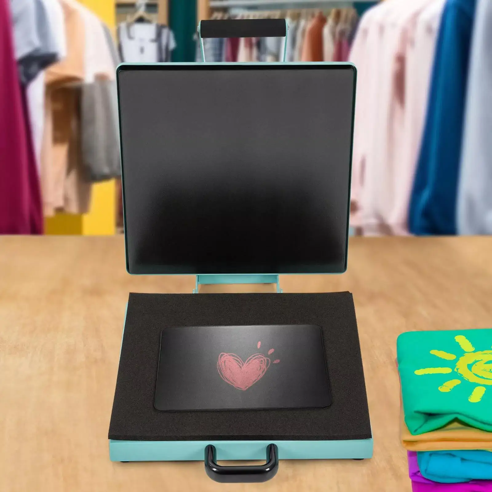 15"x15" Digital Heat Press Machine - Auto Pressure Clamshell for T-Shirt & Sublimation