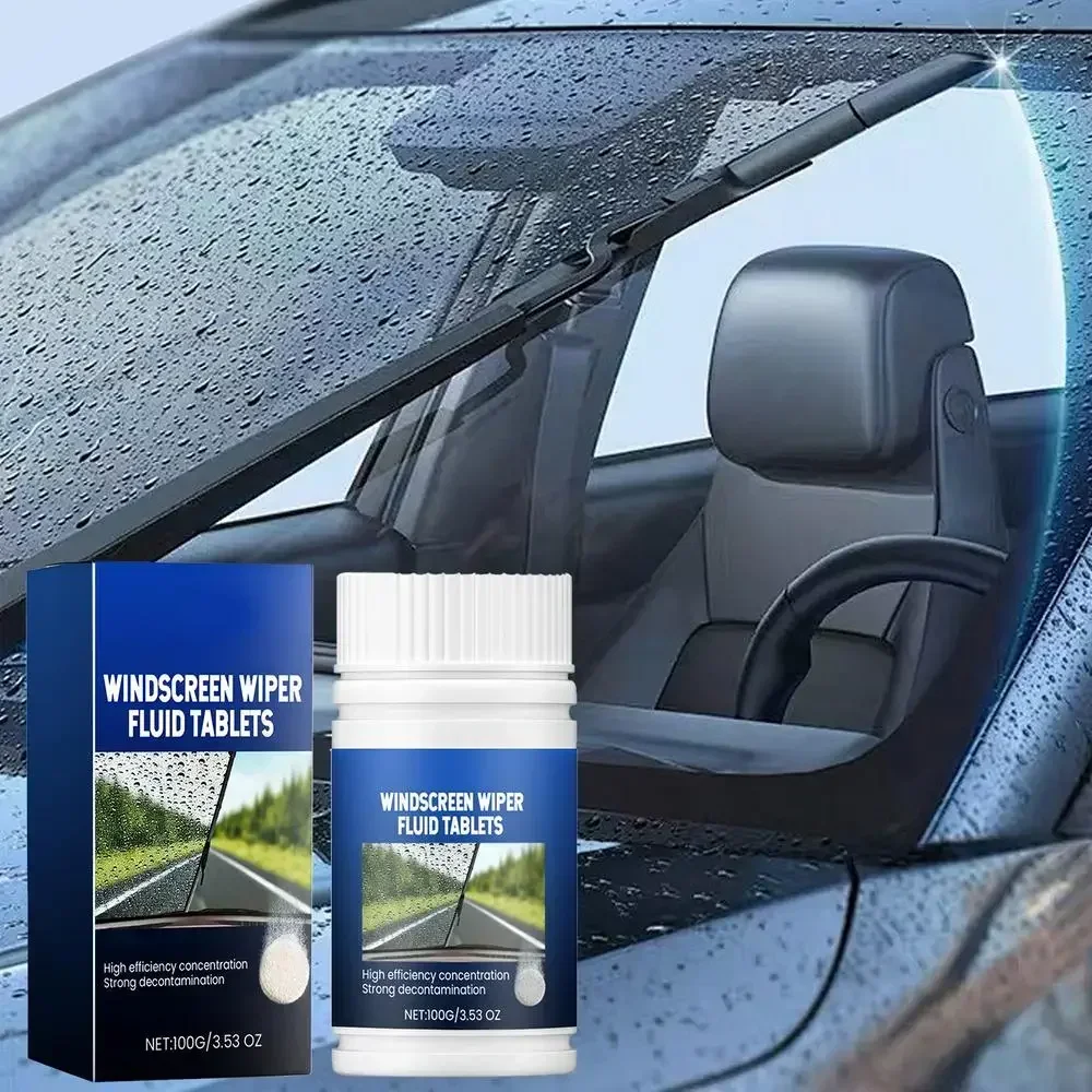 Car Windshield Cleaner Tablets Car Windshield Cleaning Long-Lasting Outdoor Window Cleaner Deep Cleaning For Auto Home