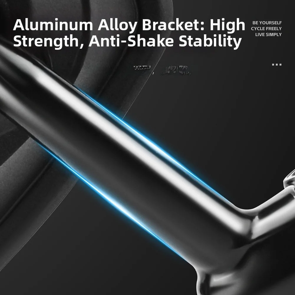 自転車バックミラー 360度調整可能なアンチグレア凸レンズ付き 耐衝撃設計で毎日のサイクリングの安全を確保