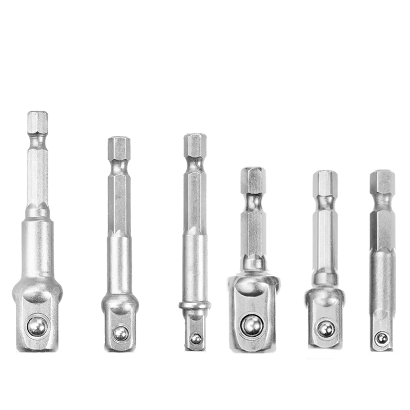 Chrome Vanadium Steel Socket Hex Shank To 1/4