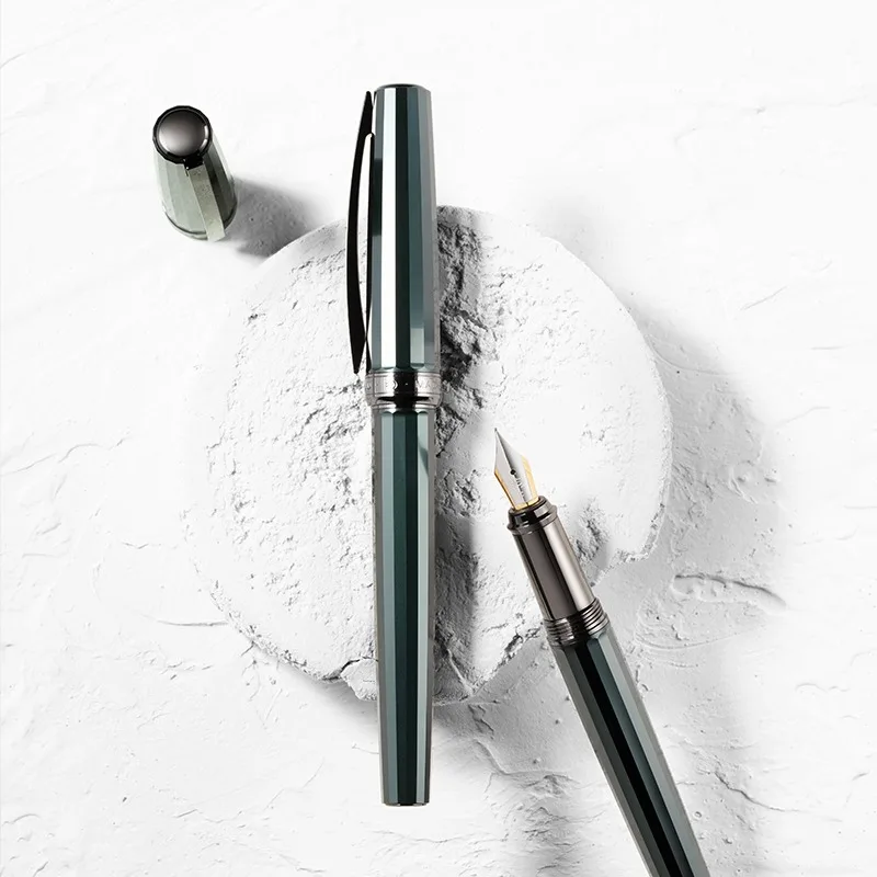 BANJU Doer Series Penna regalo esecutiva – Penna stilografica professionale con pennino in iridio con corpo in metallo, regalo per ufficio elegante e premium