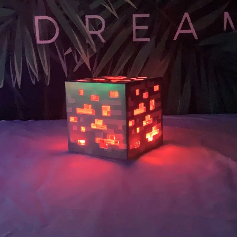Color changing bottle mineral night light rechargeable toy model light