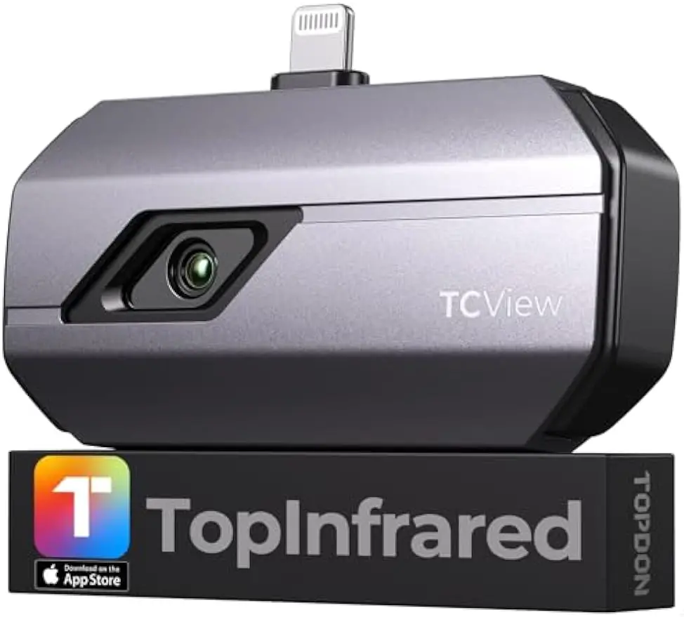 

Термокамера TC002 для iOS (с кабелем Type-C, подходит для iPhone 15), 256x192 ИК высокое разрешение, другие