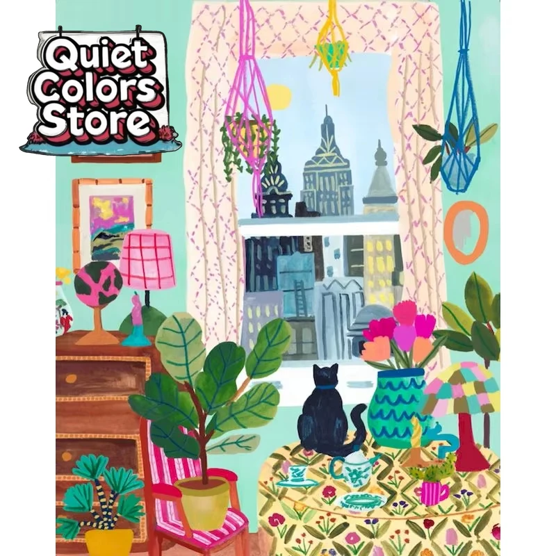 

Набор для рисования по номерам «Пейзаж» (Quiet Colors Store) – акриловые краски, рукоделие, декор для стен, для взрослых, DIY