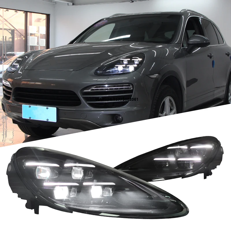 

2 Pieces for 2011 2014 958.1 92a Headlights Upgrade 2024 Matrix LED Head Lamp Car Accessories Head Front Light