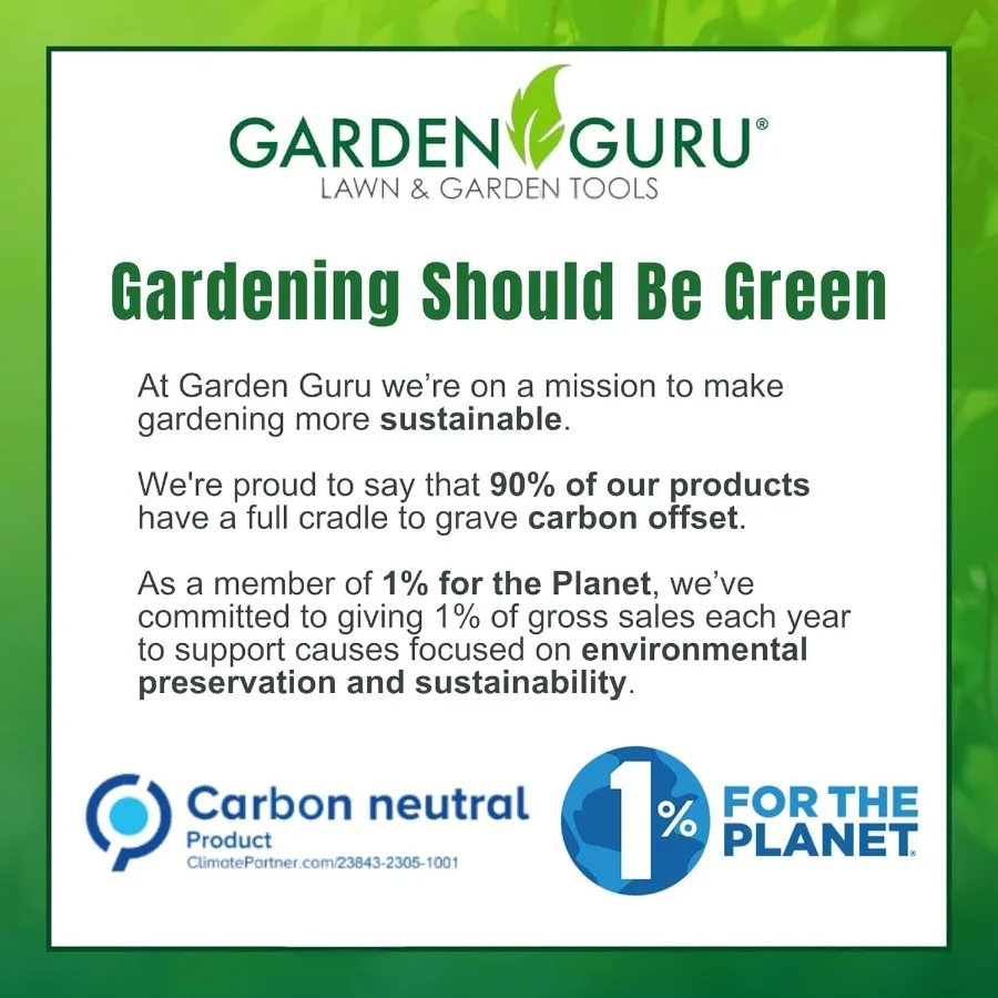 Garden guru ferramenta de plantador de lâmpada de aço para plantio de lâmpadas de aço de alto carbono confortável madeira esculpida lidar com marcador de profundidade para consis