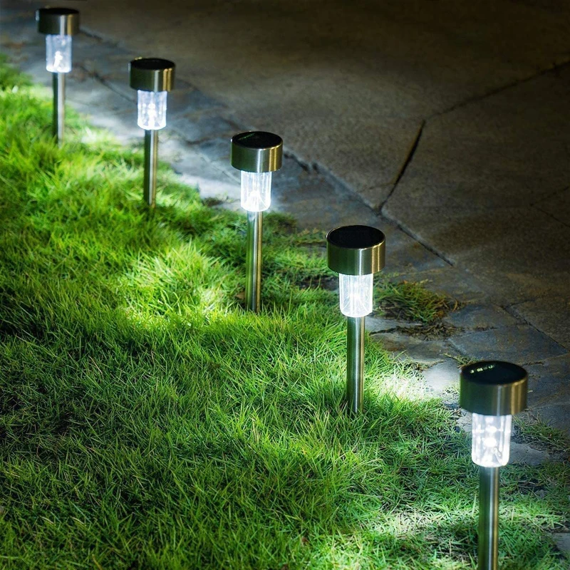 Outdoor Solar Powered Lamp, Jardim Decoração Ferramentas, iluminação de paisagem impermeável para Pathway, Pátio, Quintal, Gramado, 1-30pcs