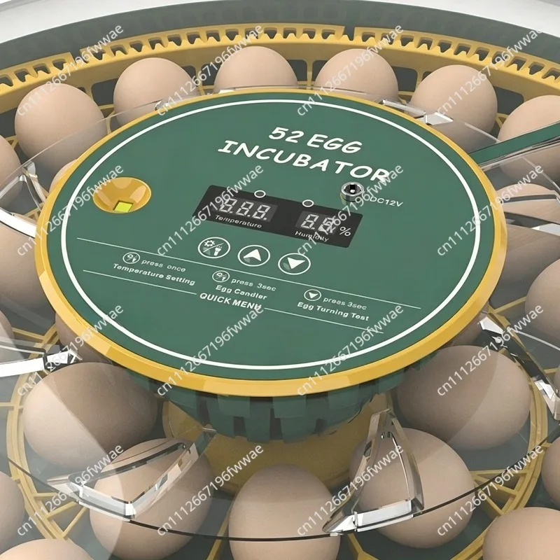 For Incubator 52H Automatic Mini Household Egg Incubation Equipment, Intelligent Incubator for Poultry Hatching