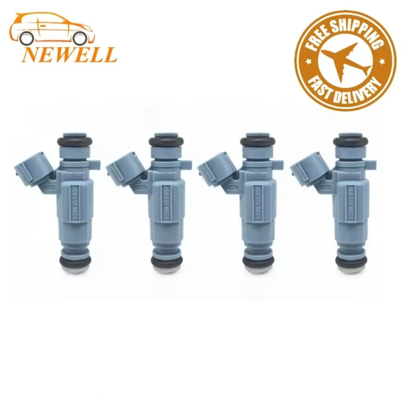 

4pcs 0280155997 06A906031AD Fuel Injector For Skoda&VOLKSWAGEN Octavia I / Golf IV / New Beetle 1.6 2.0