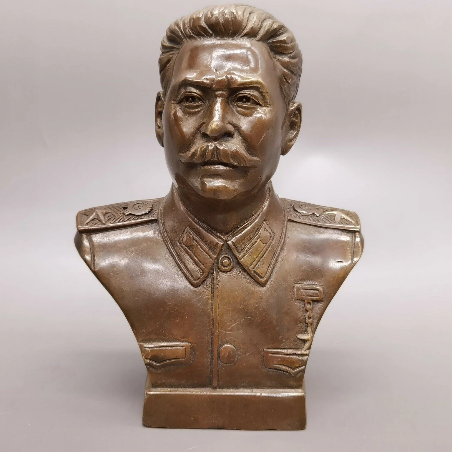 

Old Copper statue Collection Bronze statue of great Stalin