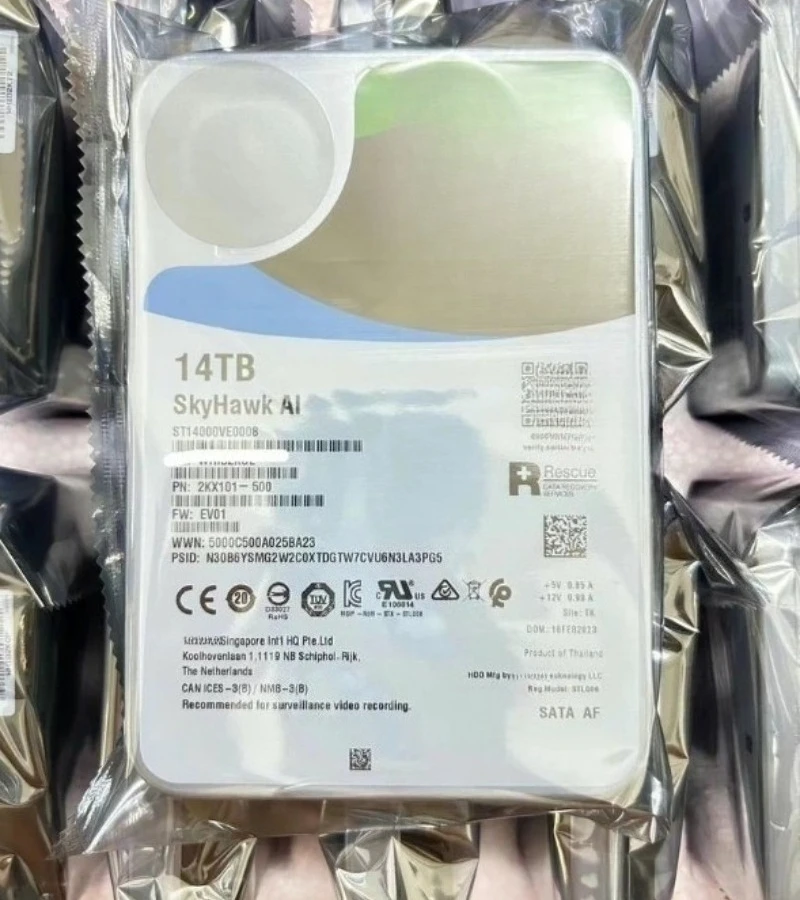 New ST14000VE0008 SkyHawk AI 14TB 3.5