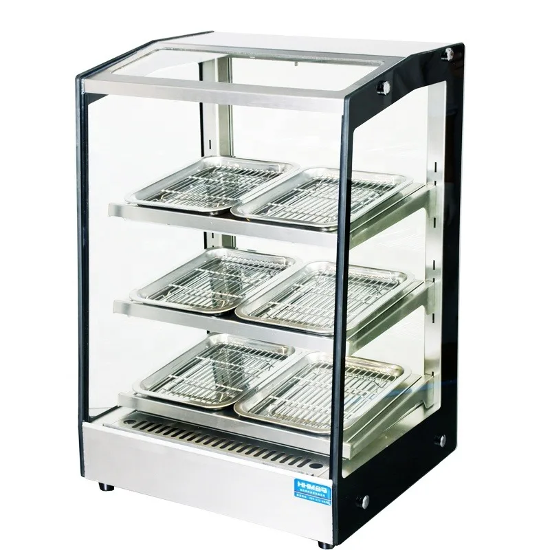 Different Style Hot Sale Electric Food Display Warming Cabinet Showcase Warmer Food Displays