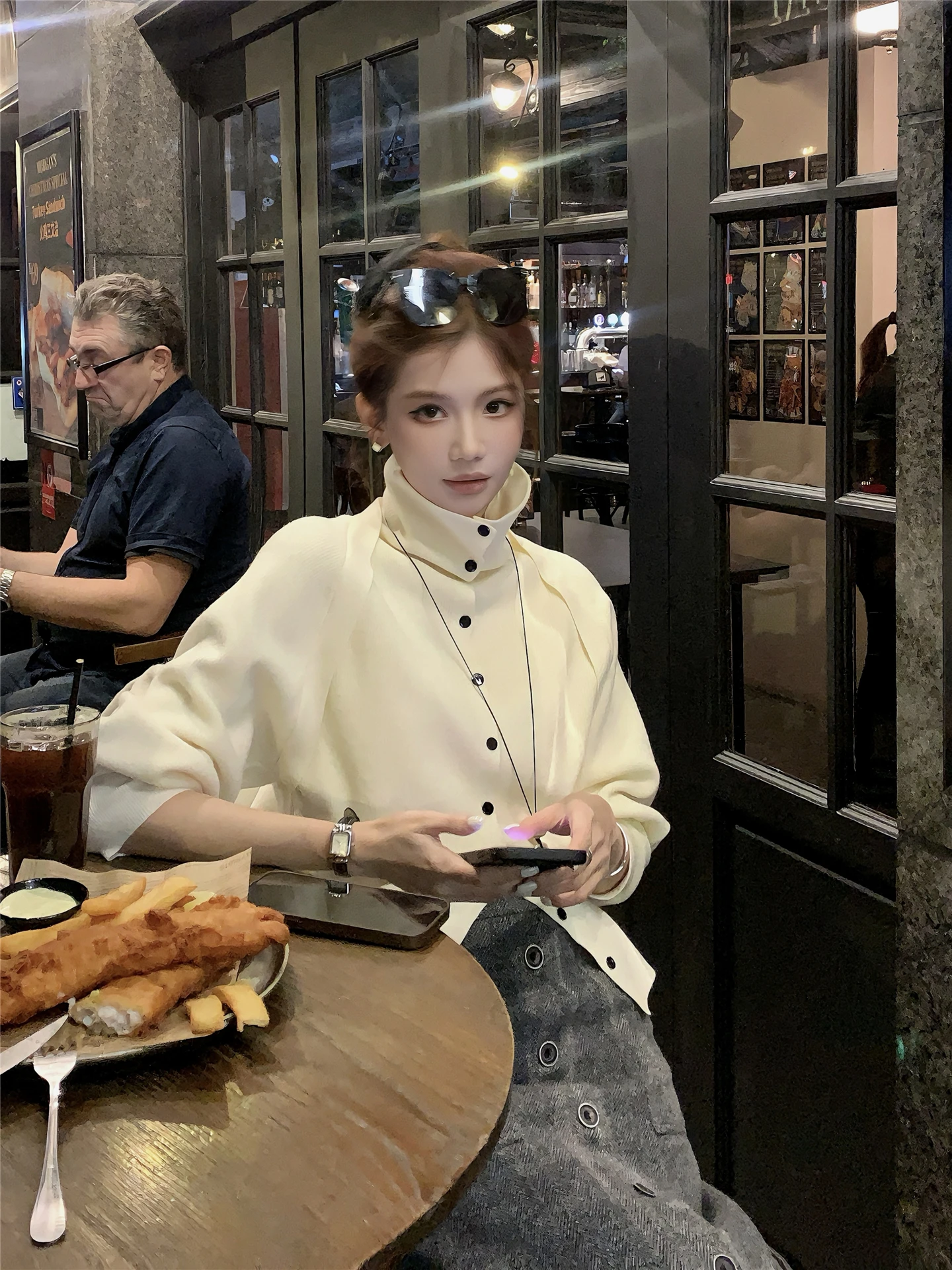 

Ladies' Knitted Loose Cardigan Coat Cheese Sle Autumn Winter New Loose Lazy Faion Knitwear Soft Rell Cotton Blend Warmth