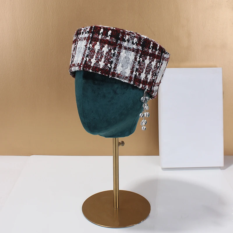 Winter Zebra-Print Bow-Adorned Pillbox Hat For Women Retro Luxurious Elegant Hat Perfect For Shopping And Travel Wholesale