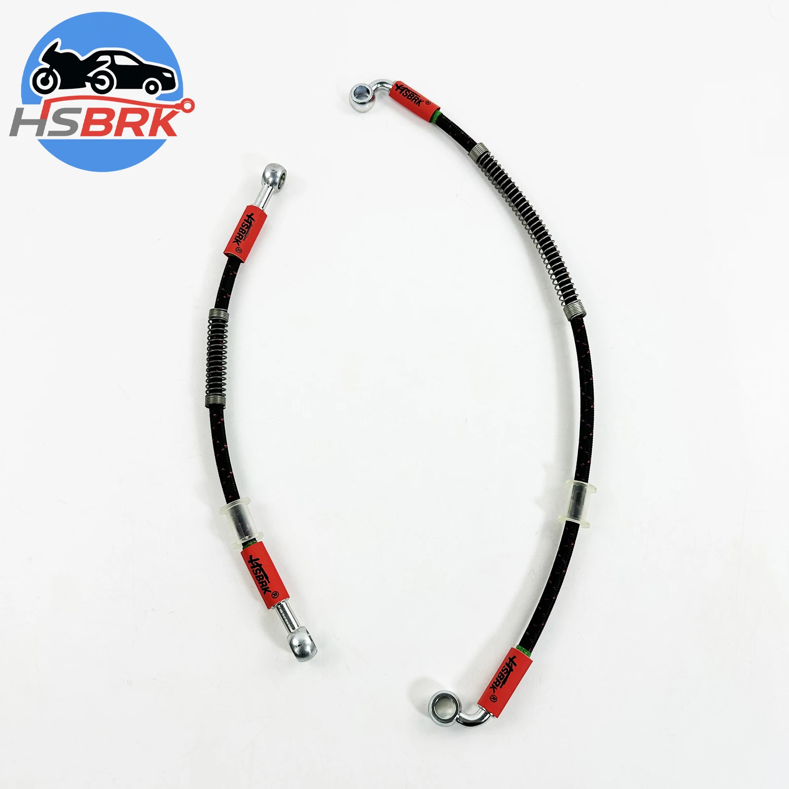 

Universal Black Red Braided Nylon Brake Hose 10–200CM M10 Joint Car Motorcycle Modification LineAnti-Leak Upgrade Hose