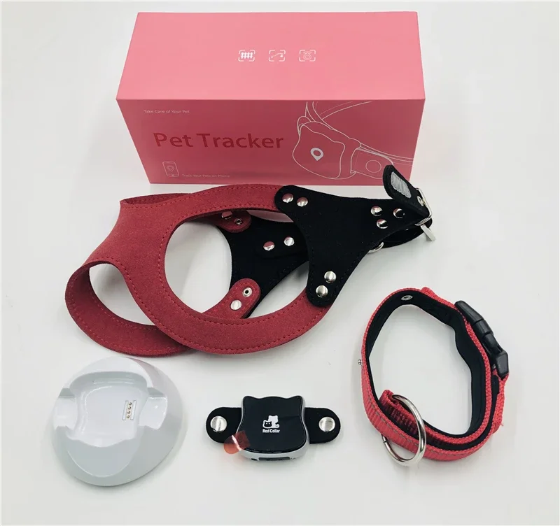 New Design Waterproof Pet GPS Tracker With Microchip GPS Collar For Dog/Cat Animal Tracking Device