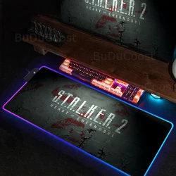 Many people like it Stalker 2 Mouse Pad HD definition printing mouse pad RGB backlight computer Large game accessories mouse pad