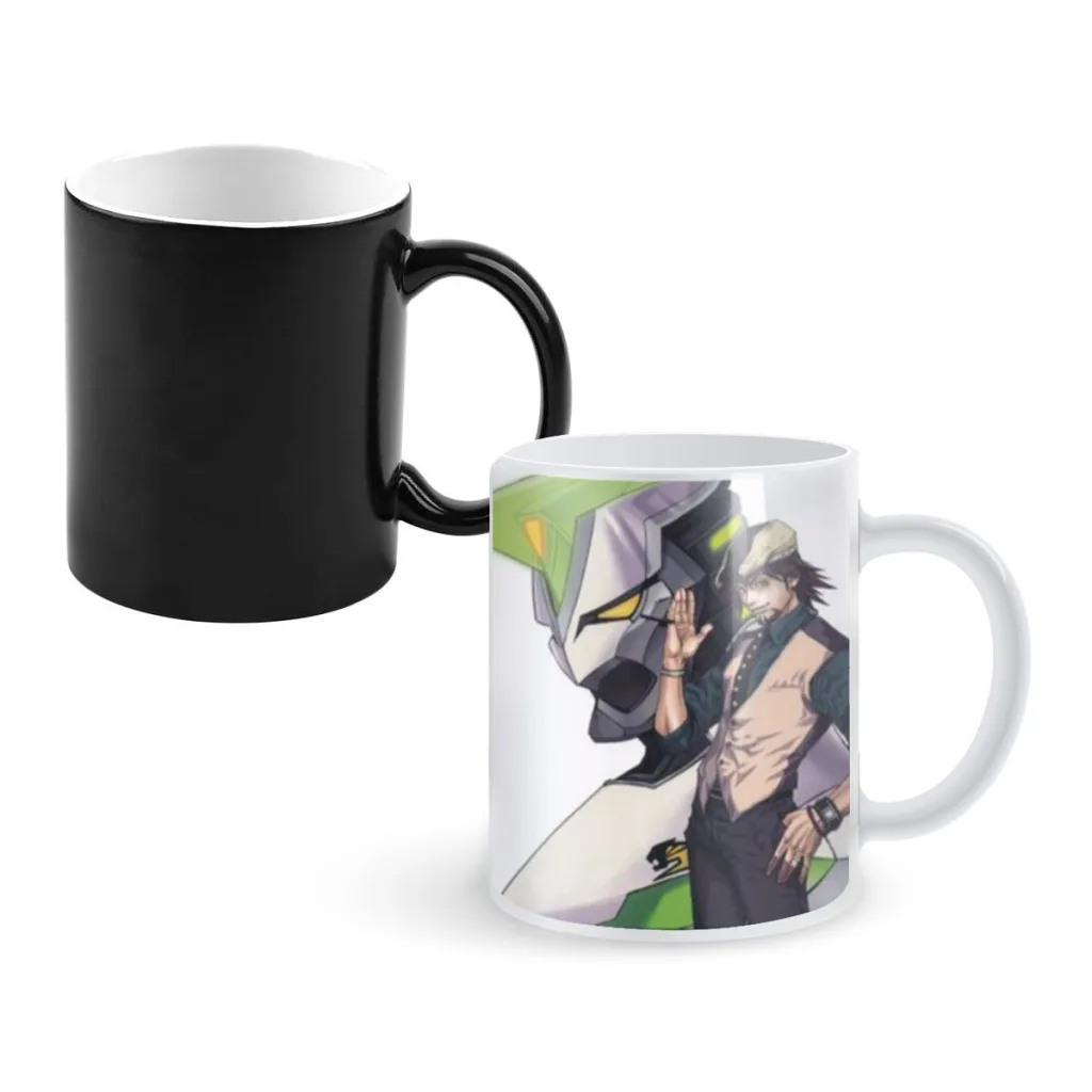 TIGER & BUNNY Ivan Karelin Kaburagi Kotetsu Newest Design Coffee Mugs Heat Color Changing Milk Tea Cup Colorcup For Gifts