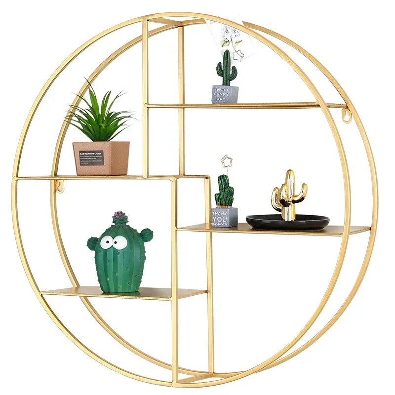 

Super Large storage nail salon shelf wall hanging display rack rounded design Nail Polish glue wall shelf lipstick mask cosmetic
