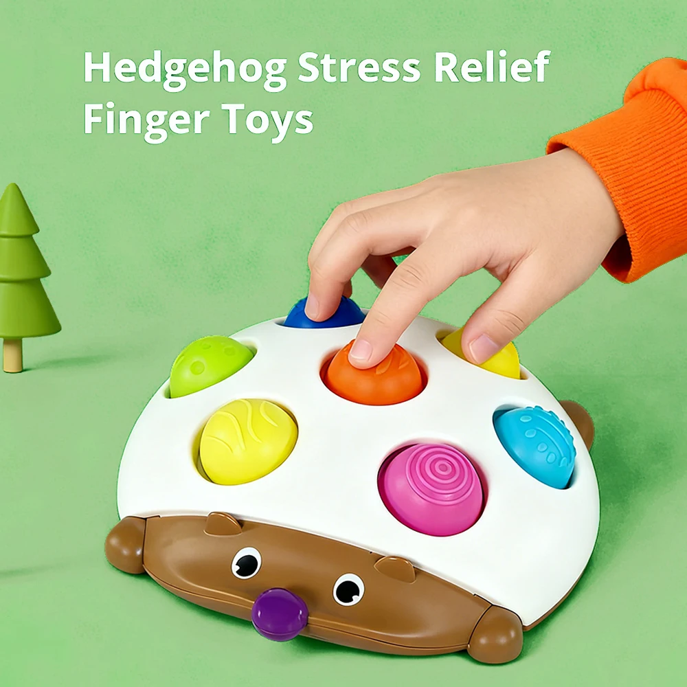 Juguetes Pop para apretar para niños, prensa de dedos, juguetes sensoriales de silicona para bebés y adultos, juguete de descompresión