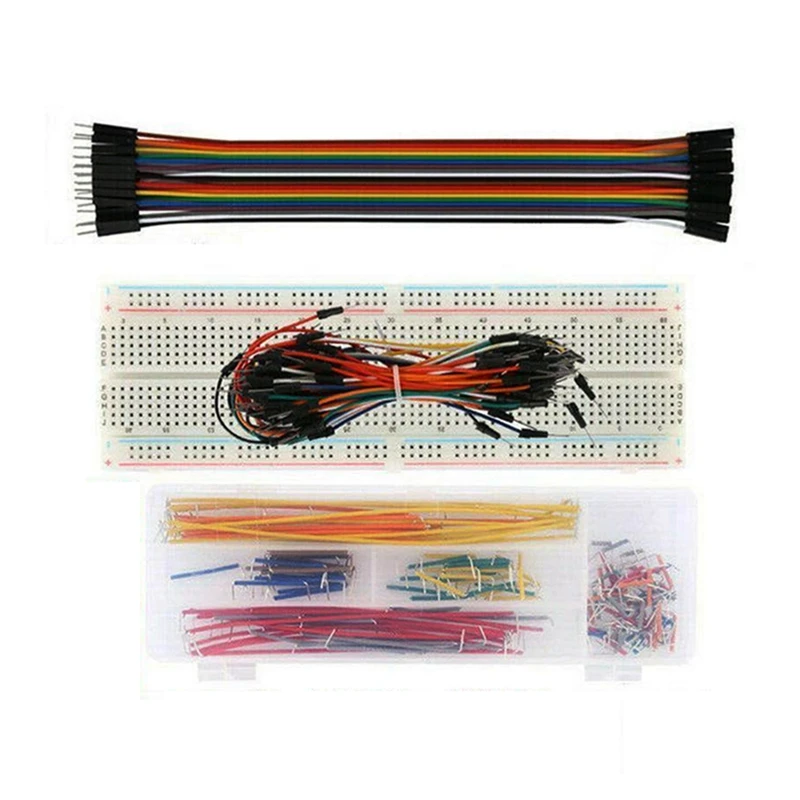 With 830 Tie-Points Breadboard Resistor Capacitor LED Potentiometer Starter Kit