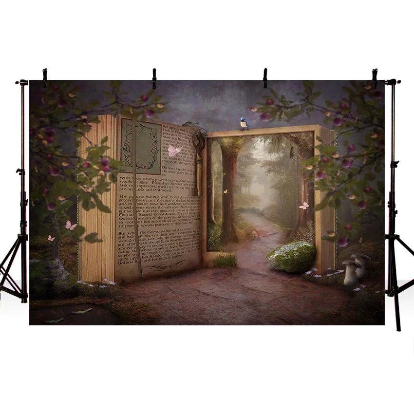 Mehofond-خلفية تصوير عتيقة ، كتاب الربيع ، خلفية أرض العجائب ، حفلة عيد ميلاد للأطفال ، مرة واحدة ، استوديو الصور