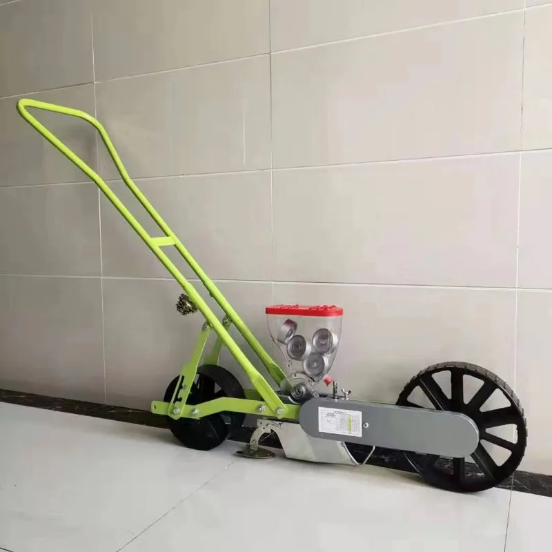 Supply single line vegetable precision seeder, hand push multi-line vegetable seeder