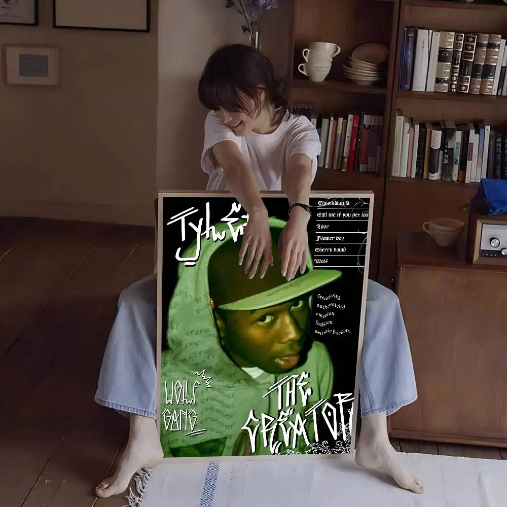 مغني الراب T-Tyler الخالق Chromakopia الفيلم الكلاسيكي الملصقات خمر غرفة بار مقهى ديكور الشمال ديكور المنزل