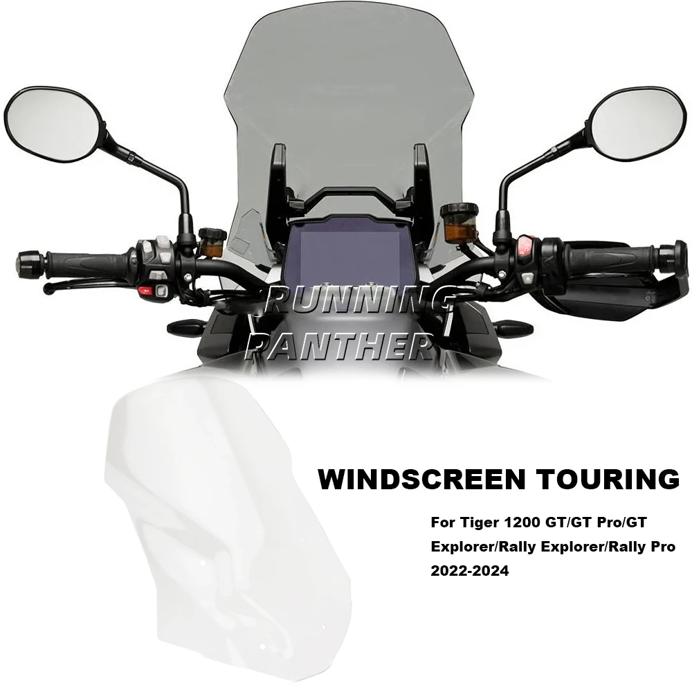 For Tiger1200 GT Pro Tiger 1200 GT/GT Explorer/Rally Pro/Rally Explorer 2022-2024 New Motorcycle Windscreen Windshield Covers