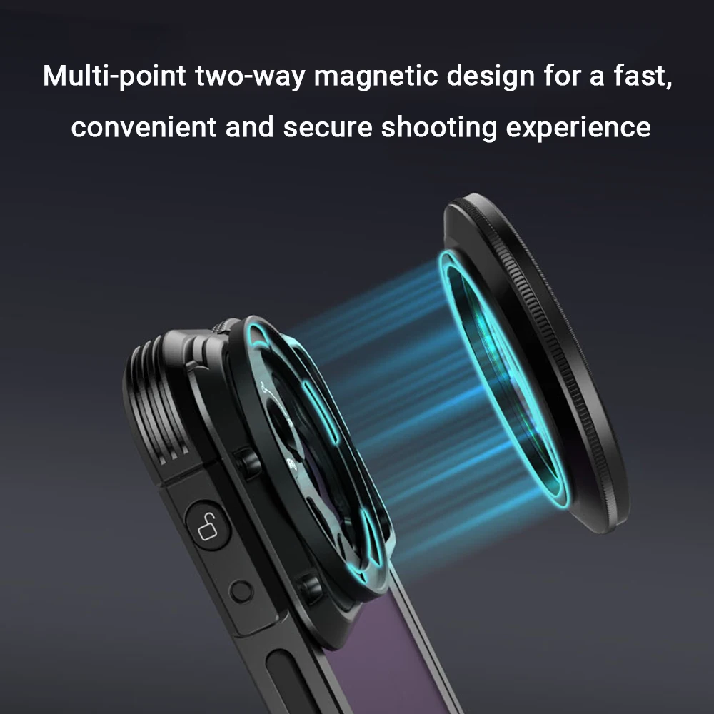 SmallRig MagEase Magnetic VND Filter Kit/CPL Filter Kit/1/4 Effect Black Mist Filter Kit/Star-Cross Filter Kit 52mm for iPhone