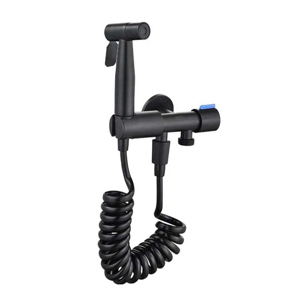 

Ручной распылитель для биде высокого давления, гибкий шланг, без держателя палочки, очиститель для детских подгузников, легко установить, регулируется