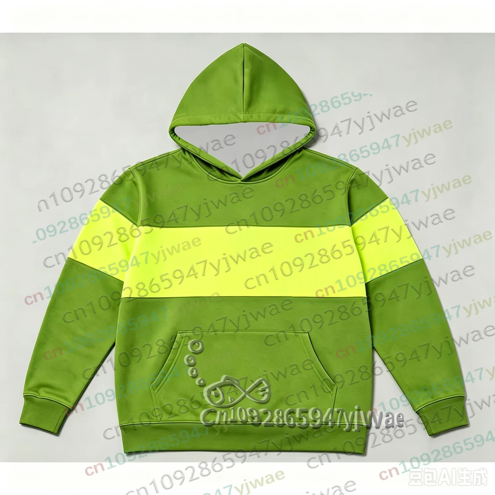 Deltarune Undertale Kris Cosplay Hoodies Long Sleeve Fashion Hooded Sweatshirt Men Women Clothing Green Yellow Striped Pullovers