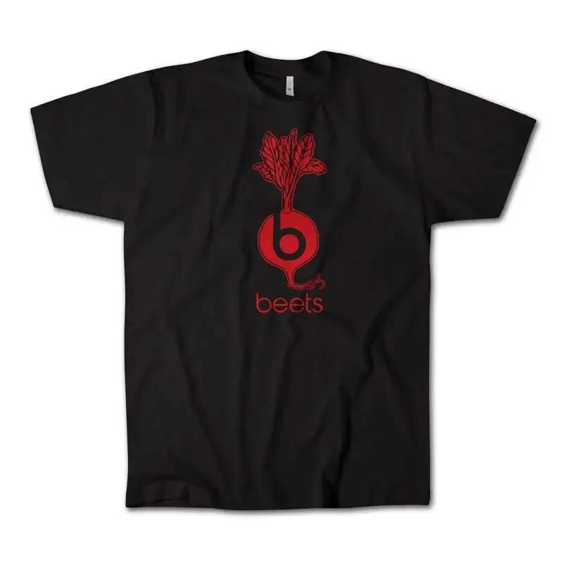 Beets Audio T Shirt Funny Headphones Beet Lover Parody Super Soft Crew Neck Idea for Musicians or Vegans