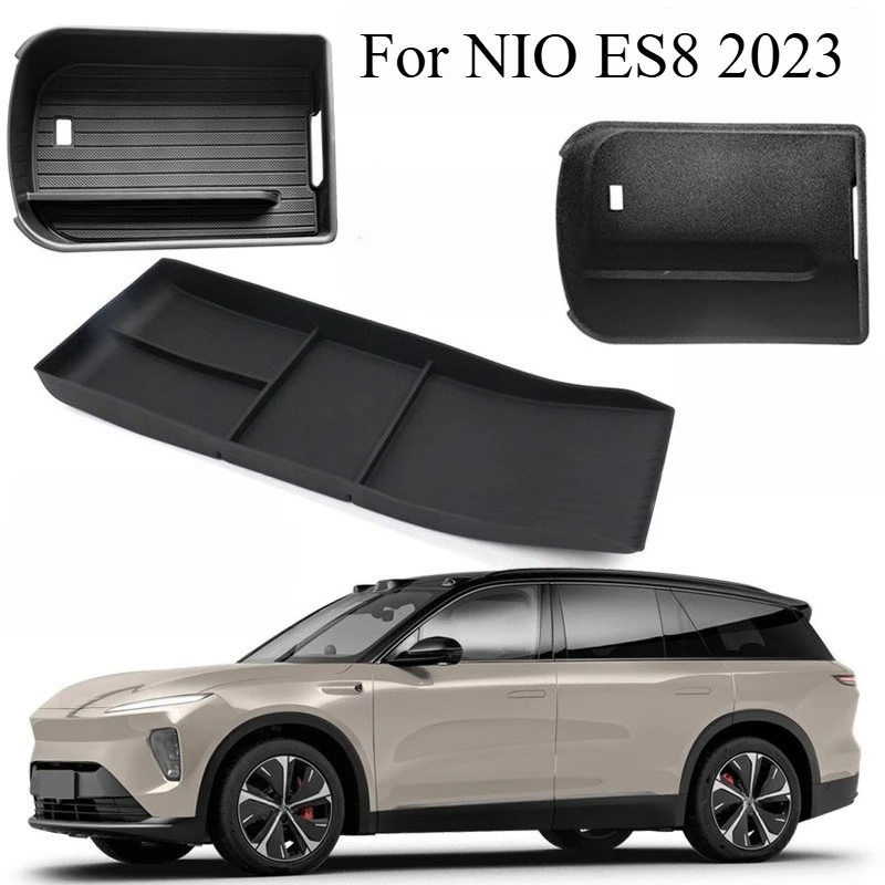 

Для NIO ES8 2023, ящик для хранения в подлокотнике, ящик для хранения с центральным управлением, модификация салона автомобиля, аксессуары для укладки и уборки