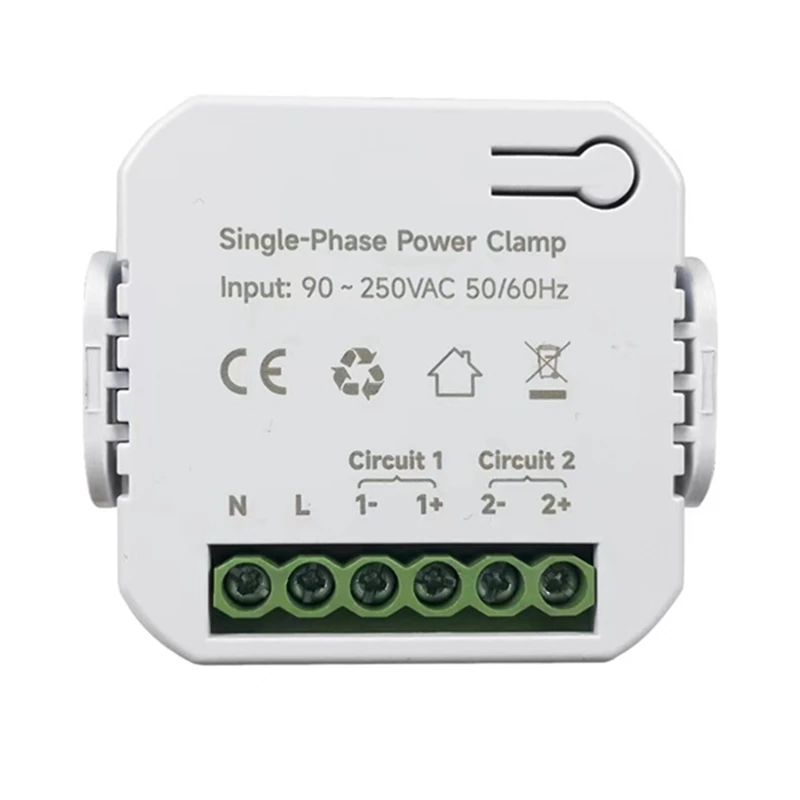 Tuya App الذكية اتجاهين ثنائي واي فاي الطاقة متر AC110V 220 فولت مع المشبك CT كيلو واط استهلاك الطاقة الكهرباء