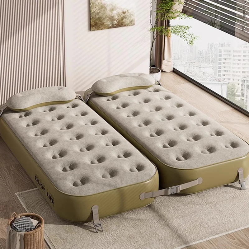 Portable Camping Bed Inflatable Double Sun Girls Design Luxury Space Saving Bed Sleeping Princess Cama Lounge Suite Furniture