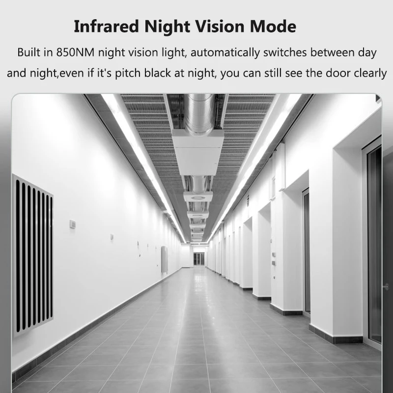 WIFI Smart Visual Doorbell HD Camera Night Vision Wireless Surveillance Video Door Bell Two Way Intercom Voice Change For Home