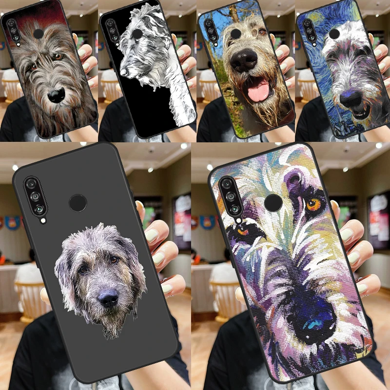 Irish Wolfhound Dog Case For Huawei Nova Y61 Y91 Y60 Y70 Y90 Nova 9 10 SE 11i 8i 3i P20 P30 Pro P40 Lite Cover