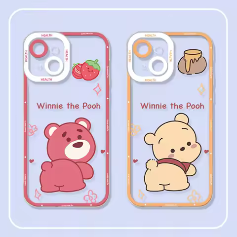 Winnie the Pooh Bear Case for Samsung Galaxy A04 A04S A04E A14 A34 A54 A13 A23 A33 A53 A73 A13 A51 A71 A12 A22 5G Soft Cover
