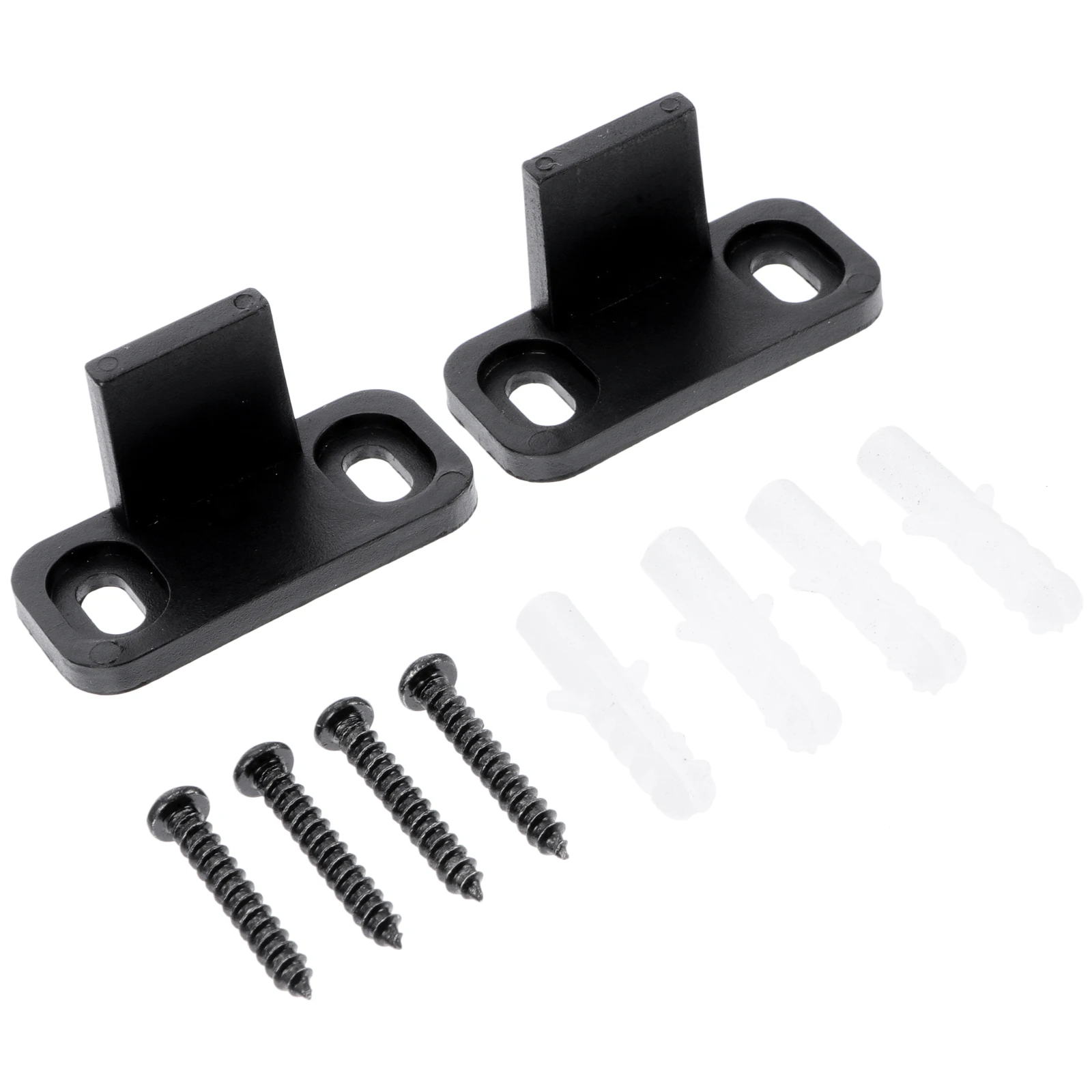 

2 Sets Plastic Barn Door Floor Guides Sliding Closet Door Stopper Durable Reliable Heavy Duty Quiet Easy Installation Hardware